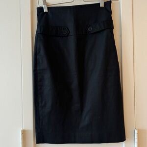 Club Monaco Black Pencil Skirt